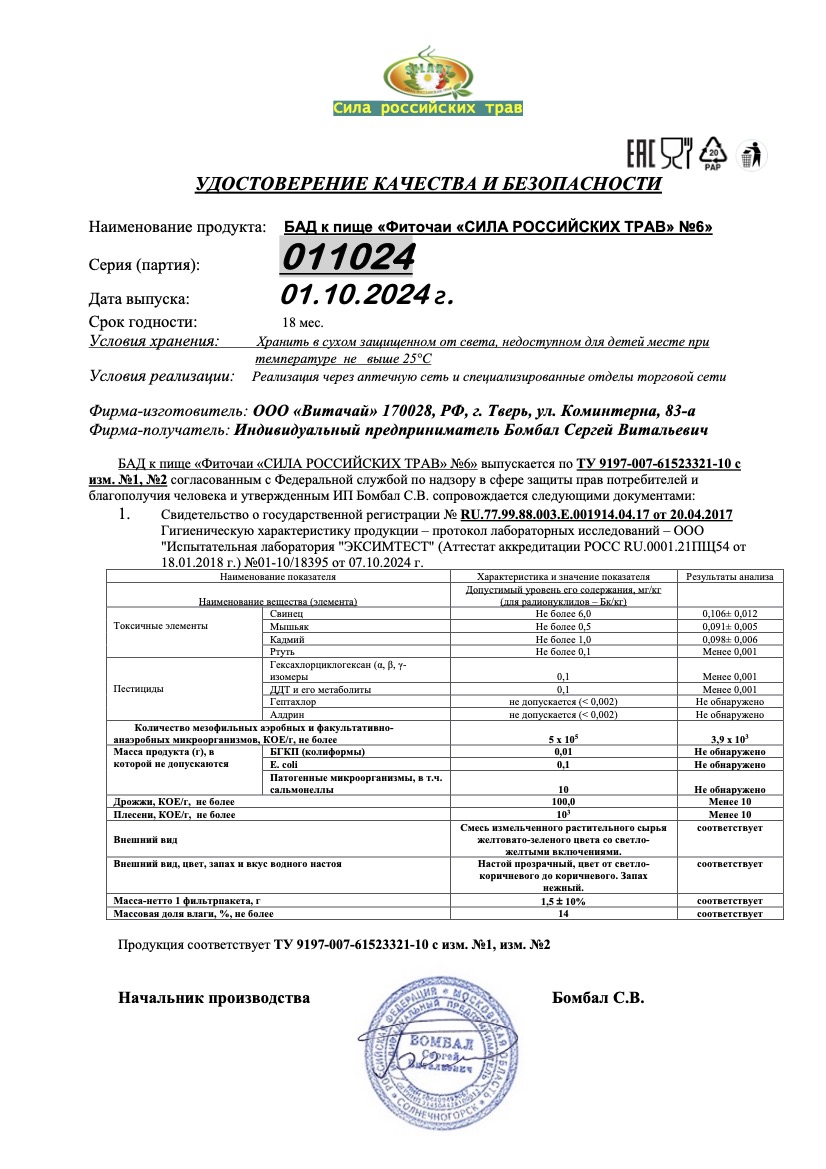 Паспорт №102024